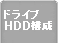 ドライブ/HDD構成