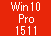 Win 10 Pro 64 Ver1511